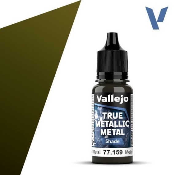 Vallejo True Metallic Metal Shade - Aged Metal (18 ml)