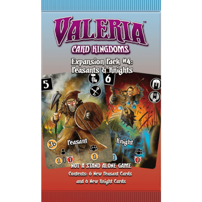 Valeria: Card Kingdoms - Expansion Pack #04: Peasants & Knights Valeria: Card Kingdoms - Expansion Pack #04: Peasants & Knights