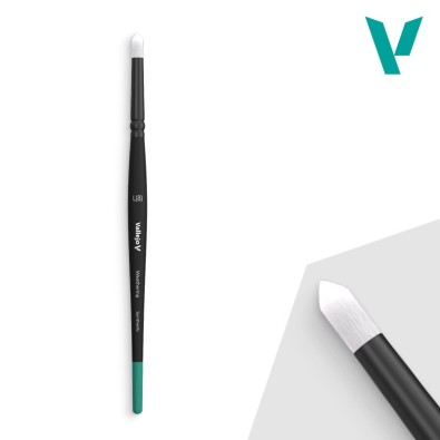 Vallejo Weathering - Weathering Round Synthetic Brush L