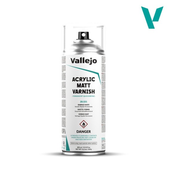 Vallejo Aerosol Varnish - Matt Varnish (400 ml)