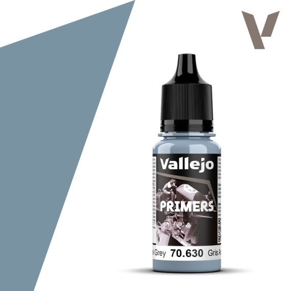 Vallejo Primer - Steel Grey (18 ml)