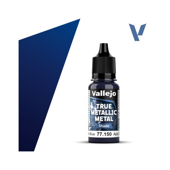 Vallejo True Metallic Metal Shade - Ultramarine Blue (18 ml)