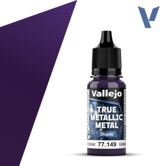 Vallejo True Metallic Metal Shade - Celestial Violet (18 ml)