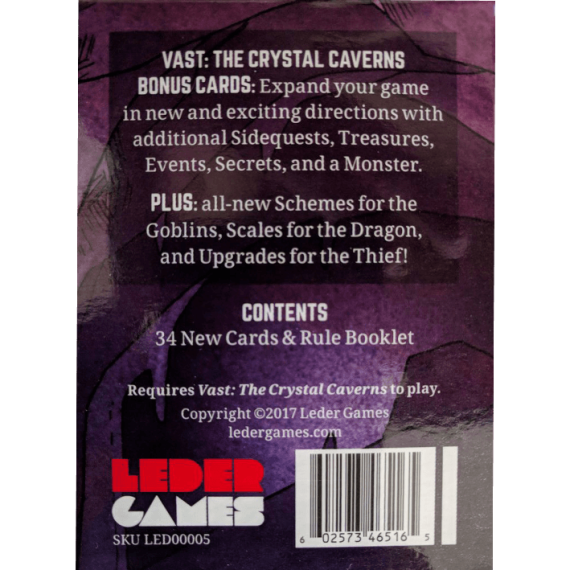 Vast: The Crystal Caverns Bonus Cards