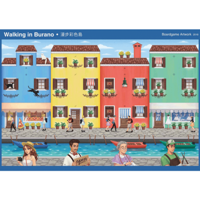 Walking in Burano Walking in Burano