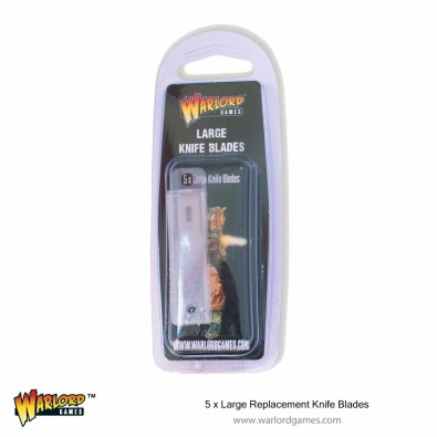 Warlord Large Replacement Knife Blades x 5 Warlord Large Replacement Knife Blades x 5