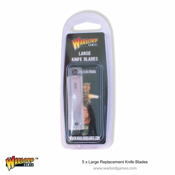 Warlord Large Replacement Knife Blades x 5