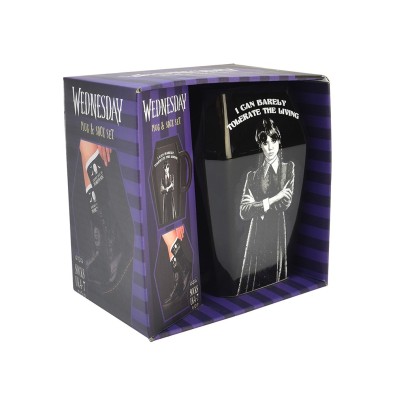 Wednesday Mug & Sock Set – Coffin Mug