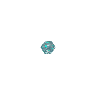 Wizard Level Up Pack: Ethereal Ice with Burning Blue - 1d20 Orb