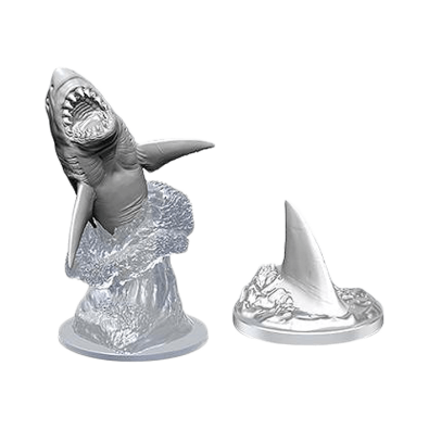 WizKids Deep Cuts Unpainted Miniatures - Shark