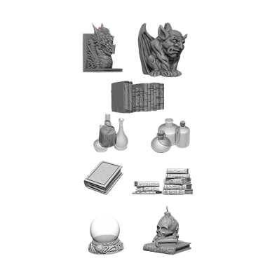 WizKids Deep Cuts Unpainted Miniatures - Wizards Room