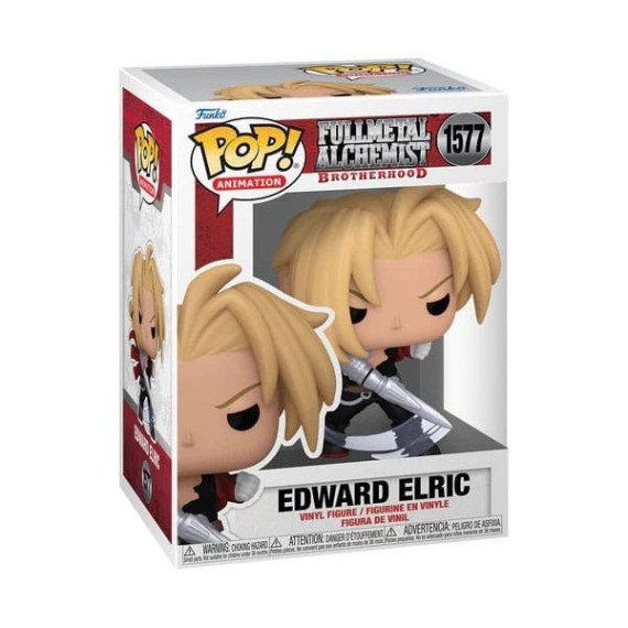 Fullmetal Alchemist Brotherhood POP! Animation Vinyl Figure E Elric w/Blade 9 cm