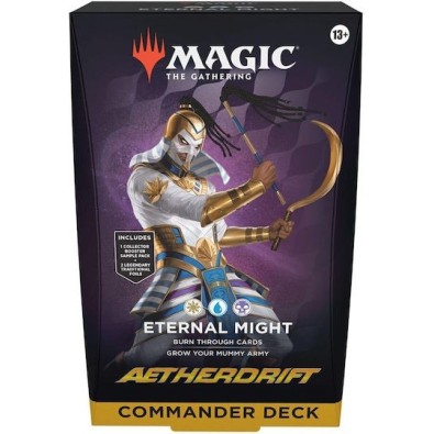 Magic The Gathering: Commander Deck Aetherdrift - Eternal Might (White-Blue-Black)