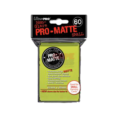 Pro-Matte Small Sleeves (62x89) - Yellow