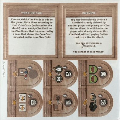 Glen More II: Chronicles - Promo Pack 2: Clanfields